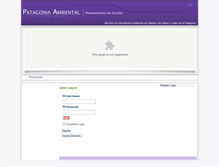 Tablet Screenshot of patagoniambiental.com